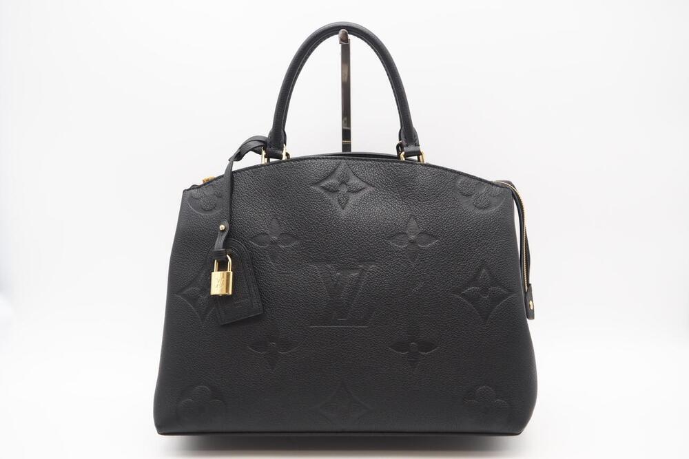 Louis Vuitton Empreinte Grand Palais Handbag black calf leather